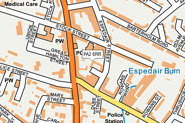 PA2 6RR map - OS OpenMap – Local (Ordnance Survey)