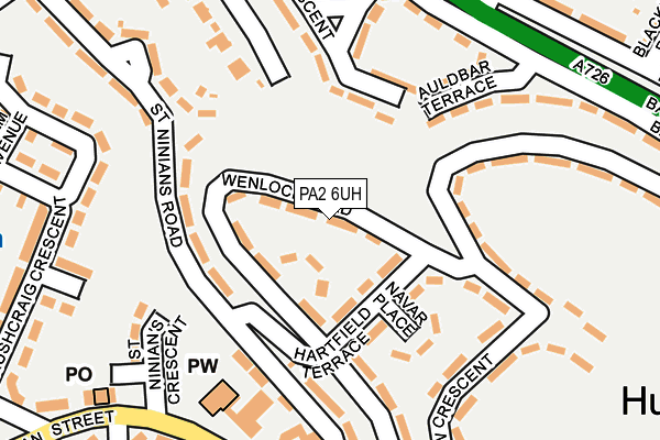 PA2 6UH map - OS OpenMap – Local (Ordnance Survey)