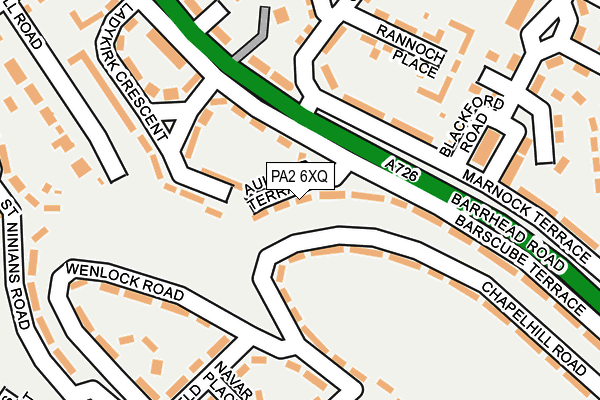 PA2 6XQ map - OS OpenMap – Local (Ordnance Survey)