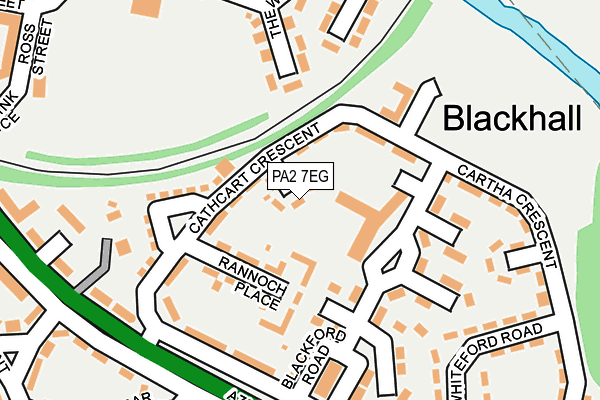 PA2 7EG map - OS OpenMap – Local (Ordnance Survey)