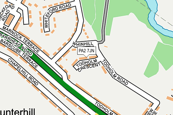 PA2 7JN map - OS OpenMap – Local (Ordnance Survey)