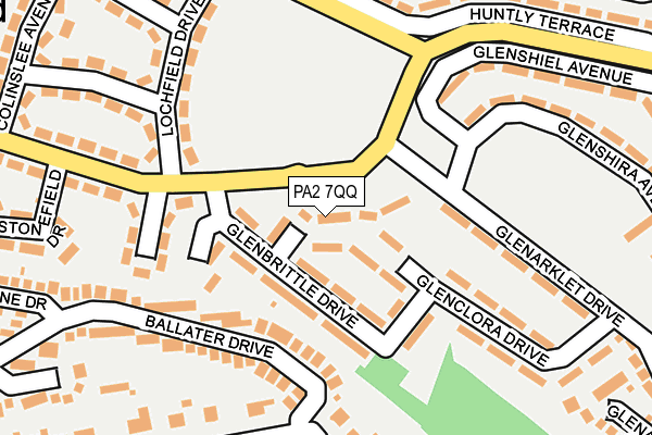 PA2 7QQ map - OS OpenMap – Local (Ordnance Survey)