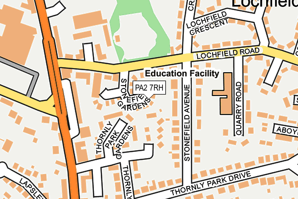 PA2 7RH map - OS OpenMap – Local (Ordnance Survey)