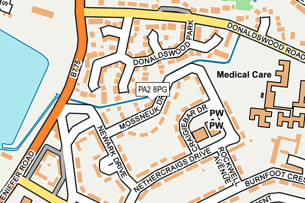 PA2 8PG map - OS OpenMap – Local (Ordnance Survey)