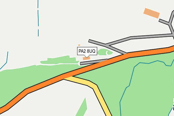 PA2 8UQ map - OS OpenMap – Local (Ordnance Survey)