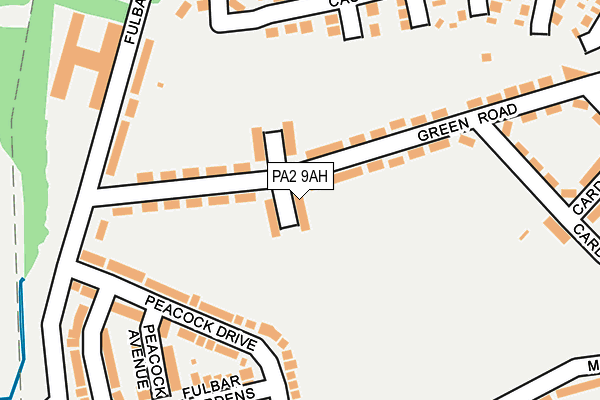 PA2 9AH map - OS OpenMap – Local (Ordnance Survey)