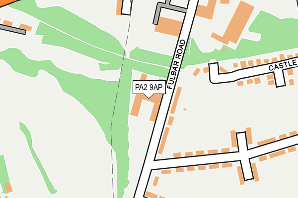PA2 9AP map - OS OpenMap – Local (Ordnance Survey)