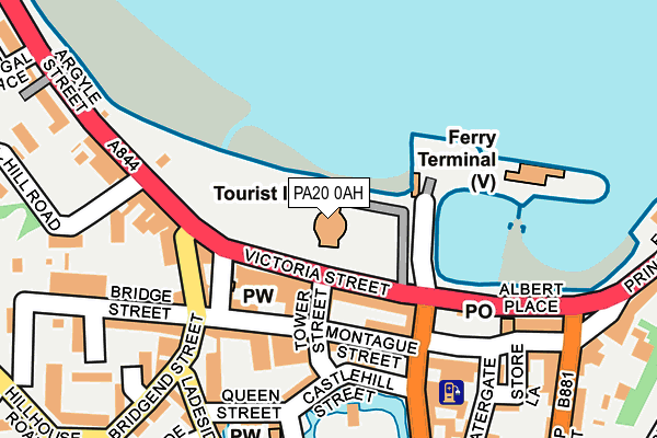 PA20 0AH map - OS OpenMap – Local (Ordnance Survey)