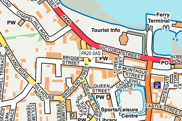 PA20 0AS map - OS OpenMap – Local (Ordnance Survey)