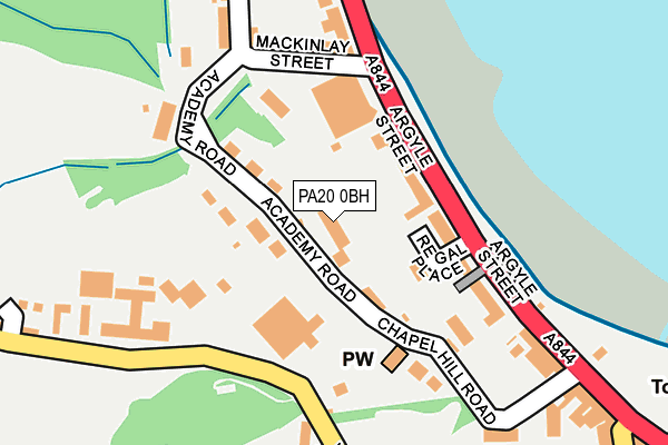 PA20 0BH map - OS OpenMap – Local (Ordnance Survey)