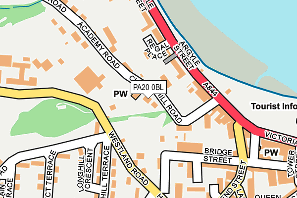 PA20 0BL map - OS OpenMap – Local (Ordnance Survey)