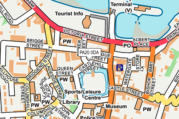 PA20 0DA map - OS OpenMap – Local (Ordnance Survey)