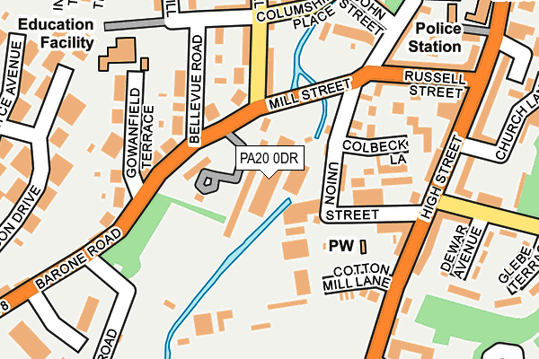 PA20 0DR map - OS OpenMap – Local (Ordnance Survey)