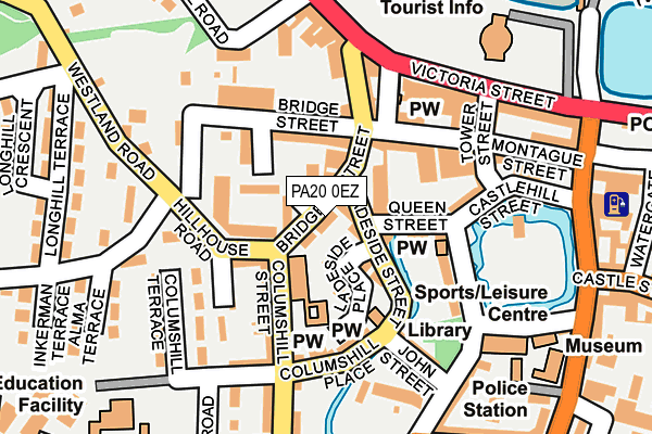 PA20 0EZ map - OS OpenMap – Local (Ordnance Survey)