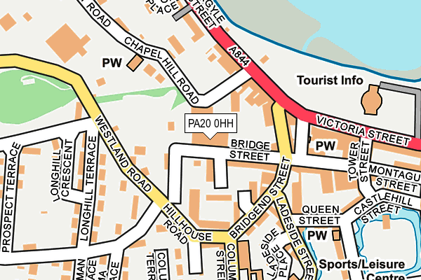 PA20 0HH map - OS OpenMap – Local (Ordnance Survey)