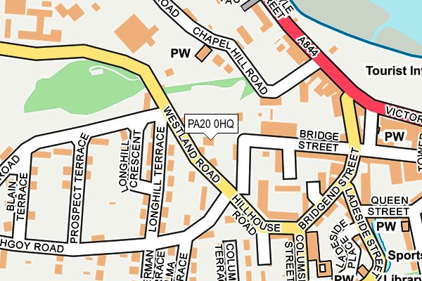 PA20 0HQ map - OS OpenMap – Local (Ordnance Survey)