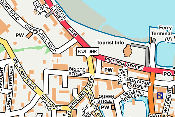 PA20 0HR map - OS OpenMap – Local (Ordnance Survey)