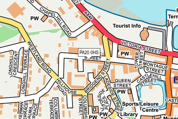 PA20 0HS map - OS OpenMap – Local (Ordnance Survey)