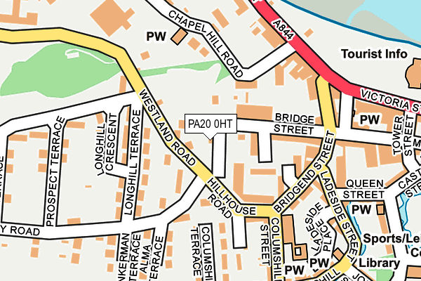 PA20 0HT map - OS OpenMap – Local (Ordnance Survey)