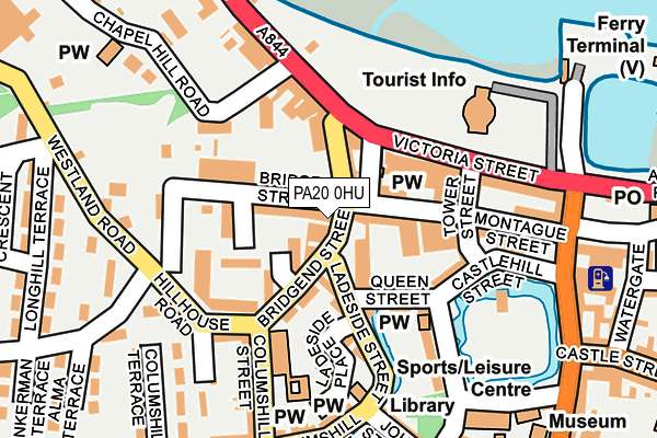 PA20 0HU map - OS OpenMap – Local (Ordnance Survey)