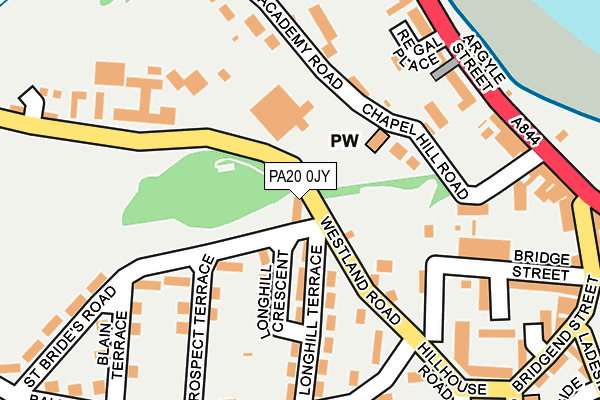 PA20 0JY map - OS OpenMap – Local (Ordnance Survey)
