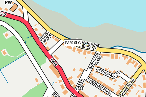PA20 0LG map - OS OpenMap – Local (Ordnance Survey)
