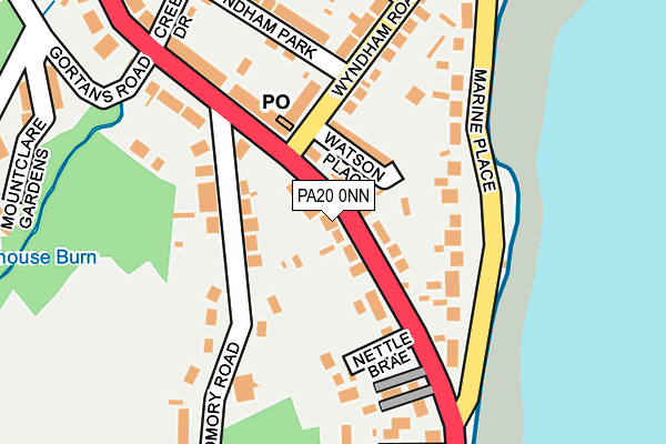 PA20 0NN map - OS OpenMap – Local (Ordnance Survey)