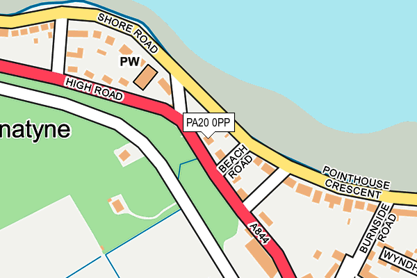 PA20 0PP map - OS OpenMap – Local (Ordnance Survey)