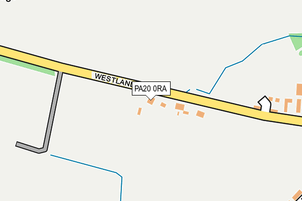 PA20 0RA map - OS OpenMap – Local (Ordnance Survey)