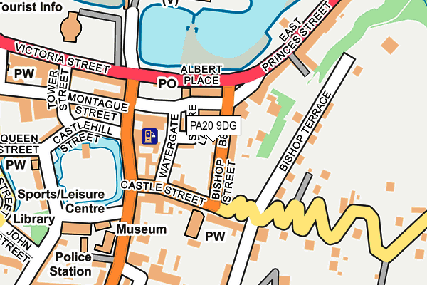 PA20 9DG map - OS OpenMap – Local (Ordnance Survey)