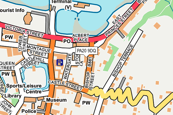 PA20 9DQ map - OS OpenMap – Local (Ordnance Survey)