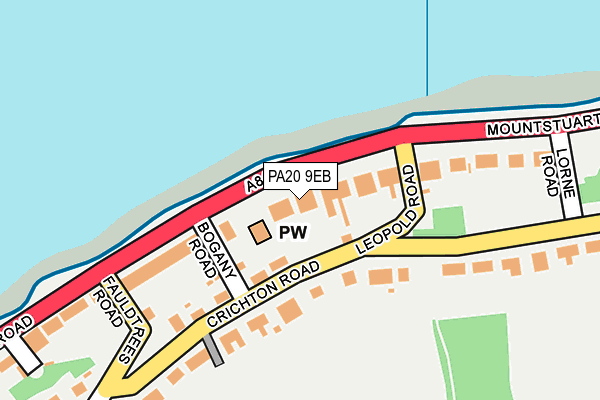 PA20 9EB map - OS OpenMap – Local (Ordnance Survey)