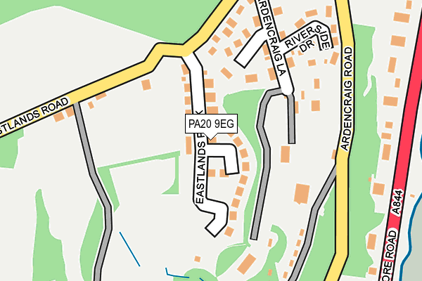 PA20 9EG map - OS OpenMap – Local (Ordnance Survey)