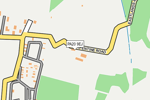 PA20 9EJ map - OS OpenMap – Local (Ordnance Survey)