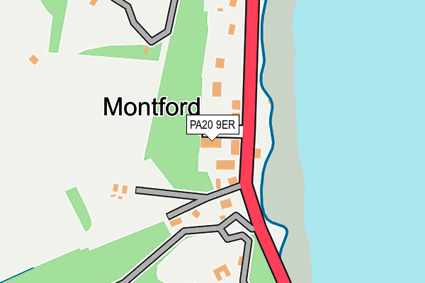 PA20 9ER map - OS OpenMap – Local (Ordnance Survey)
