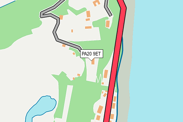 PA20 9ET map - OS OpenMap – Local (Ordnance Survey)