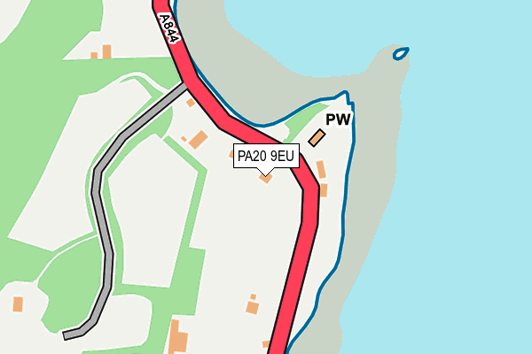 PA20 9EU map - OS OpenMap – Local (Ordnance Survey)