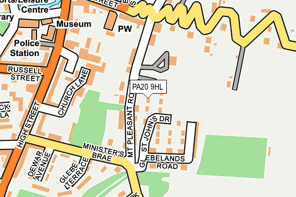 PA20 9HL map - OS OpenMap – Local (Ordnance Survey)
