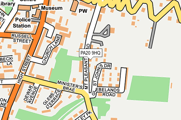 PA20 9HQ map - OS OpenMap – Local (Ordnance Survey)