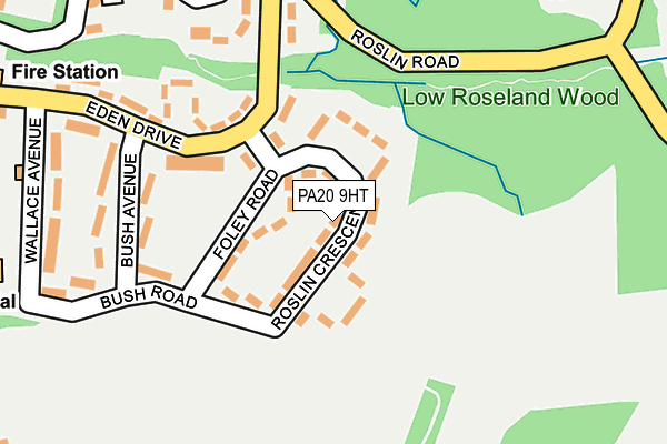 PA20 9HT map - OS OpenMap – Local (Ordnance Survey)