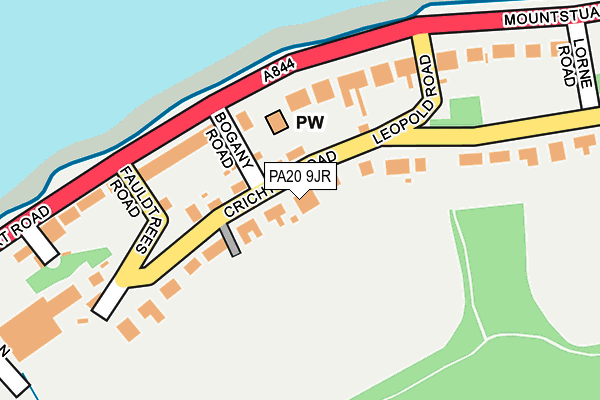 PA20 9JR map - OS OpenMap – Local (Ordnance Survey)