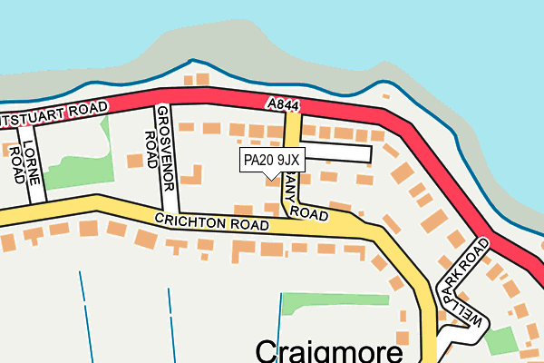 PA20 9JX map - OS OpenMap – Local (Ordnance Survey)