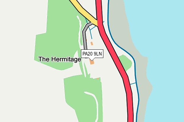 PA20 9LN map - OS OpenMap – Local (Ordnance Survey)