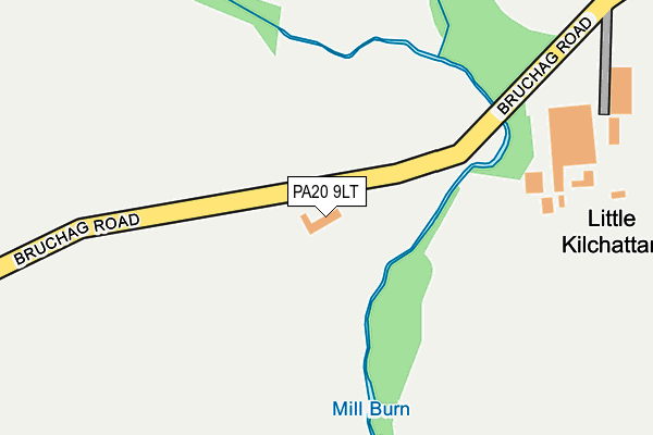 PA20 9LT map - OS OpenMap – Local (Ordnance Survey)