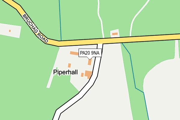 PA20 9NA map - OS OpenMap – Local (Ordnance Survey)