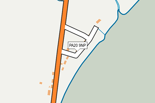 PA20 9NP map - OS OpenMap – Local (Ordnance Survey)