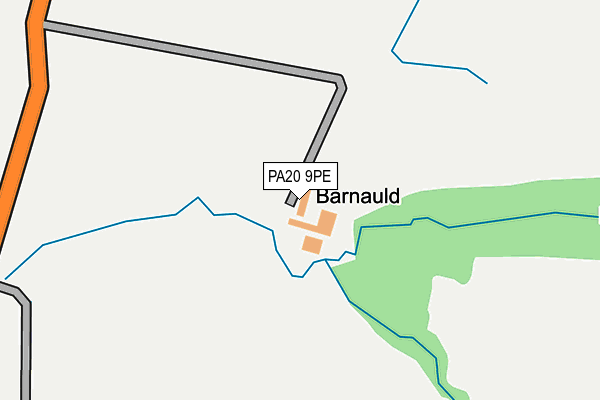 PA20 9PE map - OS OpenMap – Local (Ordnance Survey)