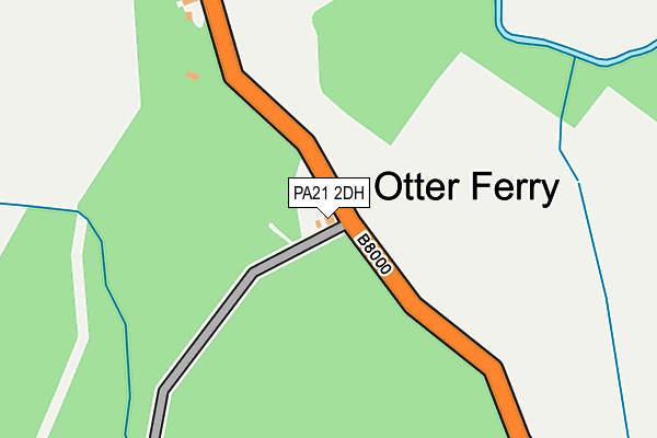 PA21 2DH map - OS OpenMap – Local (Ordnance Survey)