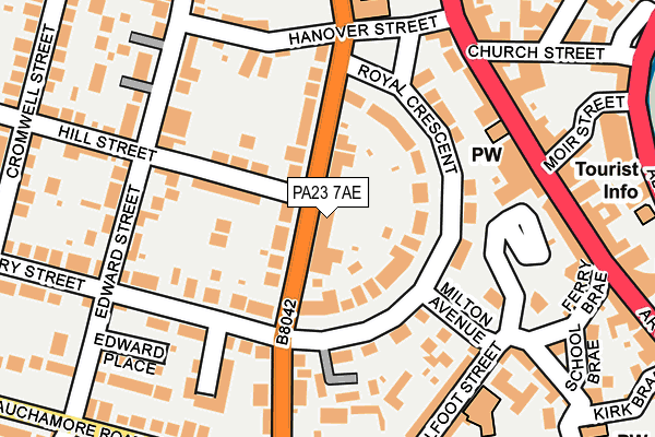 PA23 7AE map - OS OpenMap – Local (Ordnance Survey)