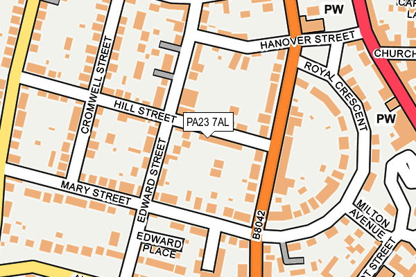 PA23 7AL map - OS OpenMap – Local (Ordnance Survey)